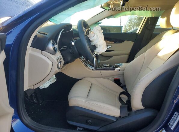 W1KWF8EB4MR615465 2021 MERCEDES-BENZ C Синий Вид салона спереди