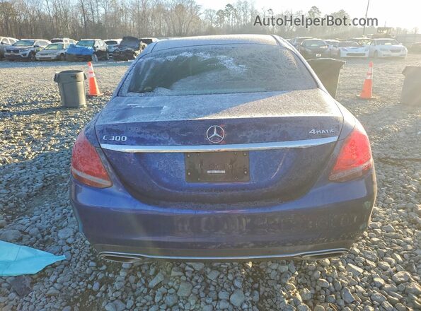 W1KWF8EB4MR615465 2021 MERCEDES-BENZ C Синий Вид сзади