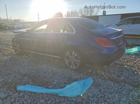W1KWF8EB4MR615465 2021 MERCEDES-BENZ C Синий Задняя левая четверть