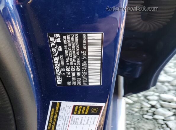W1KWF8EB4MR615465 2021 MERCEDES-BENZ C Синий Вид подкапотного пространства