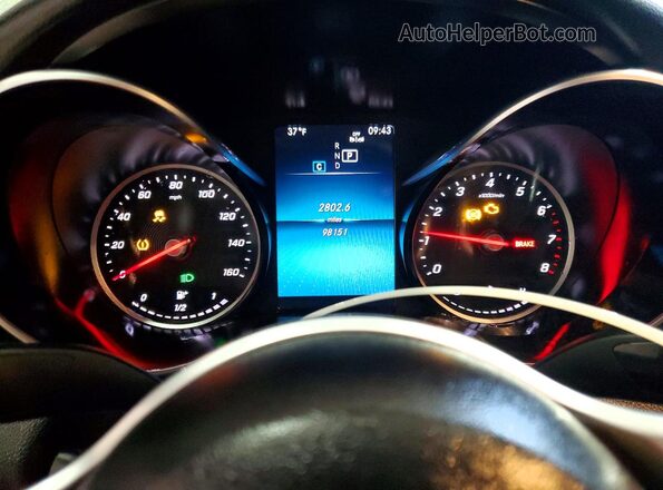 W1KWF8EB6LR602652 2020 MERCEDES-BENZ C Gray Instrument cluster view