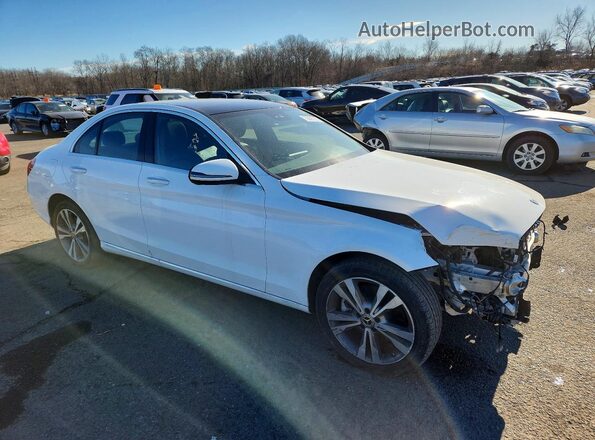 W1KWF8EB6MR628623 2021 MERCEDES-BENZ C White Передня права чверть