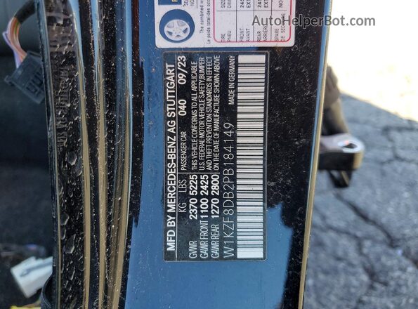 W1KZF8DB2PB184149 2023 MERCEDES-BENZ E Black ძრავის განყოფილების ხედი