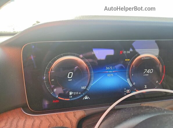 W1KZF8DB8NB056527 2022 MERCEDES-BENZ E Black Instrument cluster view
