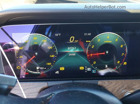 W1KZF8EB0PB163587 2023 MERCEDES-BENZ E White Vista del cuadro de instrumentos