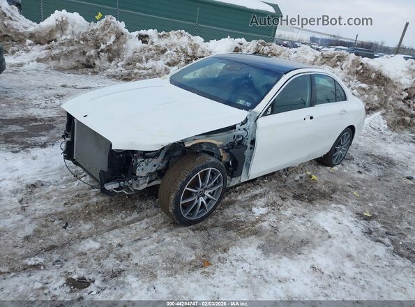 W1KZF8EB3PB189603 2023 MERCEDES-BENZ E-CLASS White Առջևի ձախ երեք քառորդ տեսարան