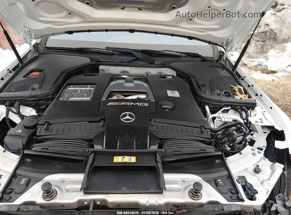 W1KZF8KB1MA952000 2021 MERCEDES-BENZ AMG E 63 White Rear view
