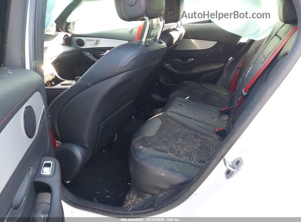 W1N0G6EB2NG045067 2022 MERCEDES-BENZ AMG GLC 43 White Widok naklejki z numerem VIN