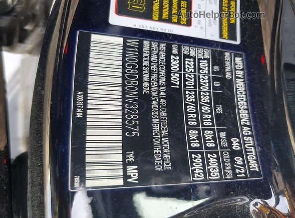 W1N0G8DB0NV328575 2022 MERCEDES-BENZ GLC-CLASS Черный Вид подкапотного пространства