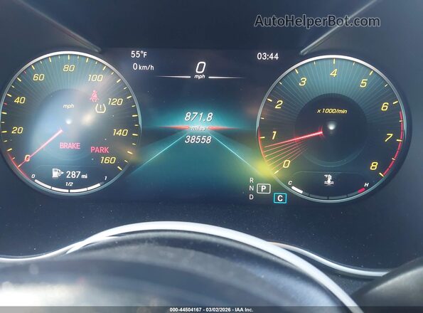 W1N0G8DB1MV312822 2021 MERCEDES-BENZ GLC 300 White Vista de los asientos traseros