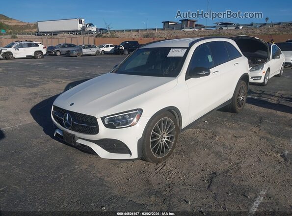 W1N0G8DB1MV312822 2021 MERCEDES-BENZ GLC 300 White Vista tres cuartos delantera izquierda