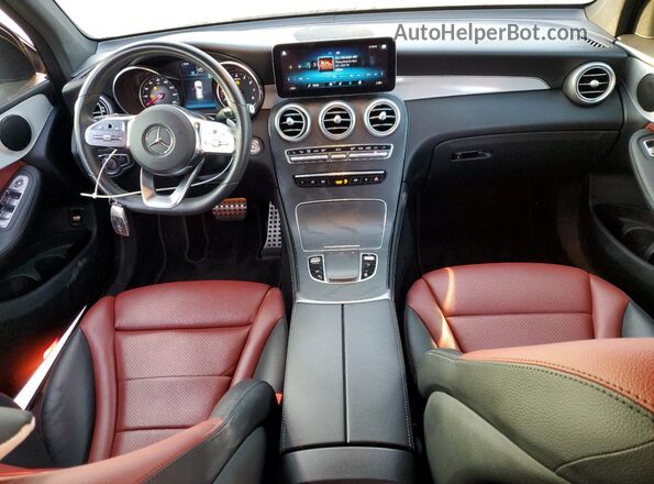 W1N0G8DB2LF812593 2020 MERCEDES-BENZ GLC-CLASS Black Dashboard view