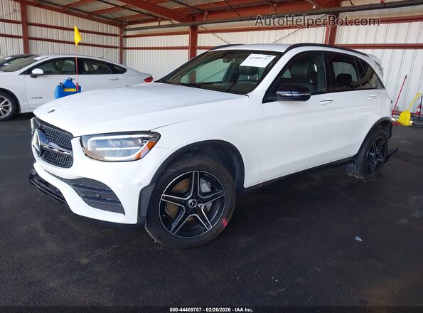 W1N0G8DB7MF907877 2021 MERCEDES-BENZ GLC 300 White წინა მარცხენა ხედი სამი მეოთხედიდან