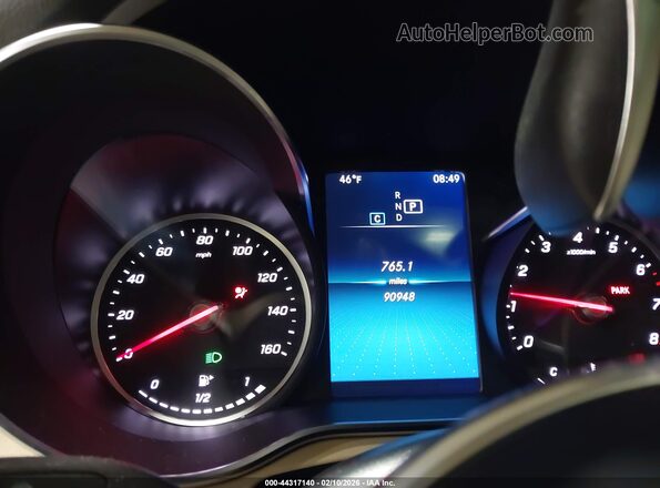 W1N0G8EB1LF788916 2020 MERCEDES-BENZ GLC 300 White Widok tylnych siedzeń