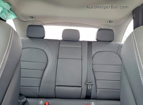 W1N0G8EB3MF900925 2021 MERCEDES-BENZ GLC-CLASS White უკანა სავარძლების ხედი