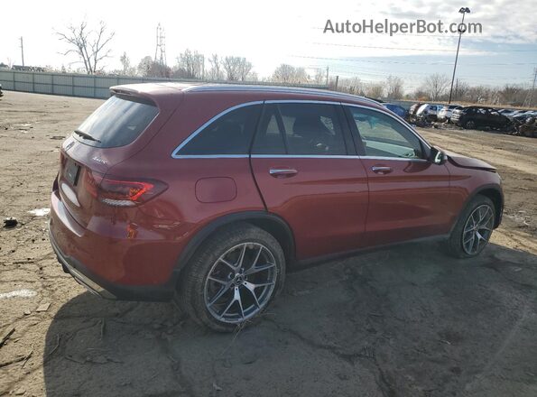 W1N0G8EBXMF875523 2021 MERCEDES-BENZ GLC-CLASS Red Trasero derecho