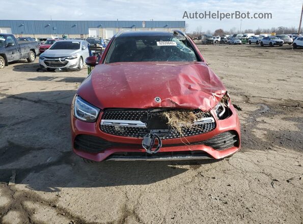 W1N0G8EBXMF875523 2021 MERCEDES-BENZ GLC-CLASS Red Vista frontal