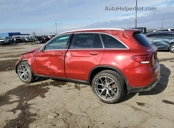 W1N0G8EBXMF875523 2021 MERCEDES-BENZ GLC-CLASS Red Trasero izquierdo
