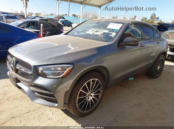 W1N0J8EB2LF795777 2020 MERCEDES-BENZ GLC 300 COUPE Gray Առջևի ձախ երեք քառորդ տեսարան