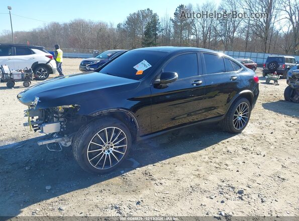 W1N0J8EB5LF857852 2020 MERCEDES-BENZ GLC 300 COUPE Black Передня ліва чверть