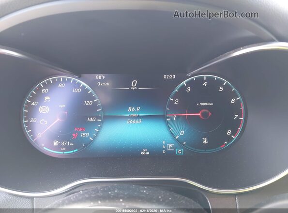 W1N0J8EBXLF848645 2020 MERCEDES-BENZ GLC 300 COUPE Red Вид задніх сидінь