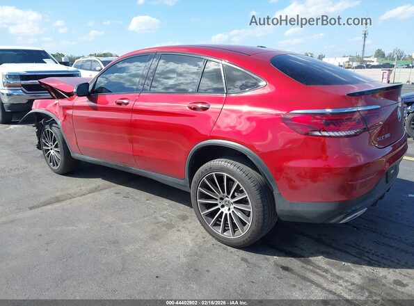 W1N0J8EBXLF848645 2020 MERCEDES-BENZ GLC 300 COUPE Red Задня ліва чверть