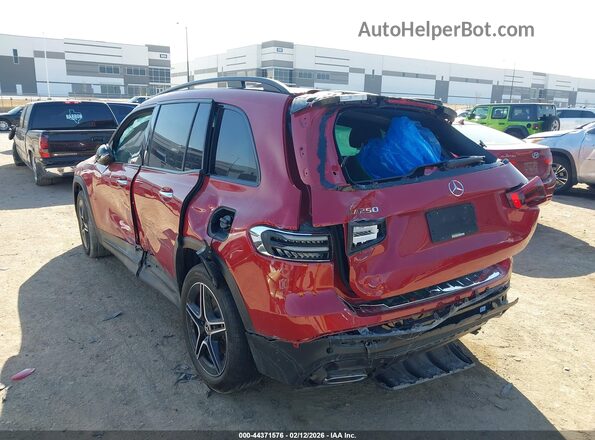 W1N4M4GB9SW402127 2025 MERCEDES-BENZ GLB-CLASS Red Tył lewy