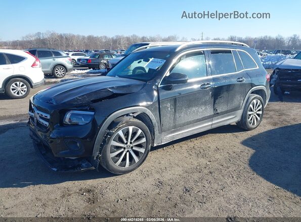 W1N4M4HB7NW193392 2022 MERCEDES-BENZ GLB-CLASS Черный Передняя левая четверть