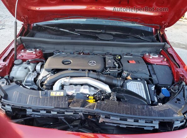 W1N4M4HB7SW436193 2025 MERCEDES-BENZ GLB-CLASS Red ძრავის განყოფილების ხედი