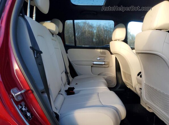 W1N4M4HB7SW436193 2025 MERCEDES-BENZ GLB-CLASS Red უკანა სალონის ხედი