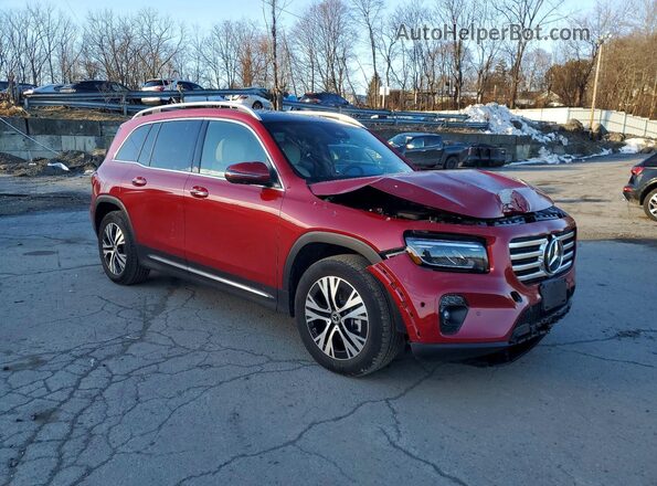 W1N4M4HB7SW436193 2025 MERCEDES-BENZ GLB-CLASS Red წინა მარჯვენა