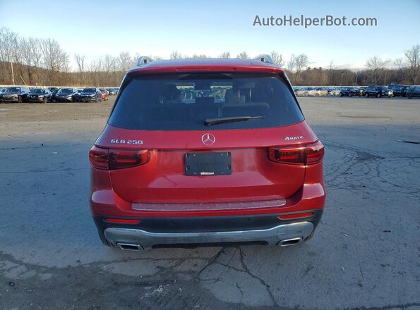 W1N4M4HB7SW436193 2025 MERCEDES-BENZ GLB-CLASS Red უკანა ხედი