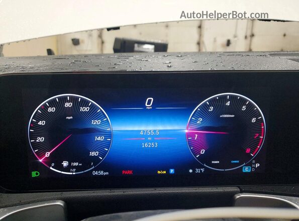 W1N4M4HB8SW381687 2025 MERCEDES-BENZ GLB-CLASS Белый Вид щитка приборов