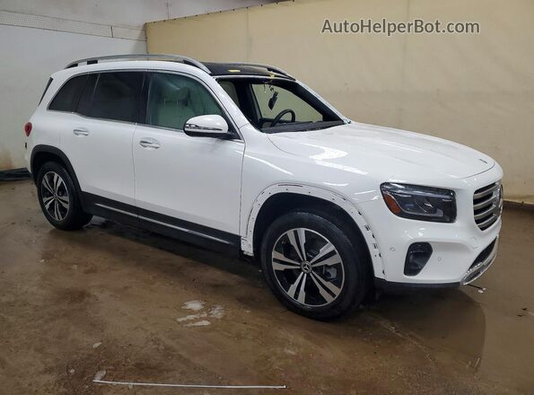 W1N4M4HB8SW381687 2025 MERCEDES-BENZ GLB-CLASS Белый Передняя правая четверть