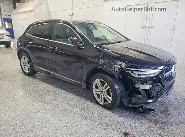 W1N4N4HB4MJ230276 2021 MERCEDES-BENZ GLA Черный Передняя правая четверть