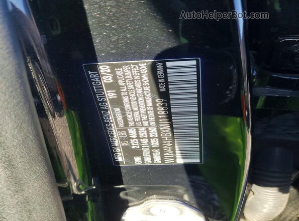 W1N4N4HBXMJ118839 2021 MERCEDES-BENZ GLA Black Widok naklejki z numerem VIN