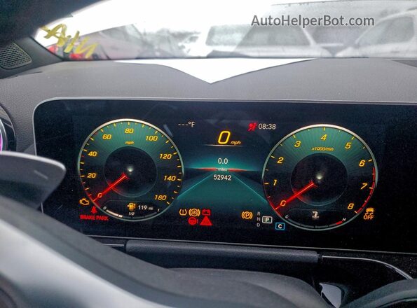 W1N4N4HBXMJ239211 2021 MERCEDES-BENZ GLA White Vista del cuadro de instrumentos