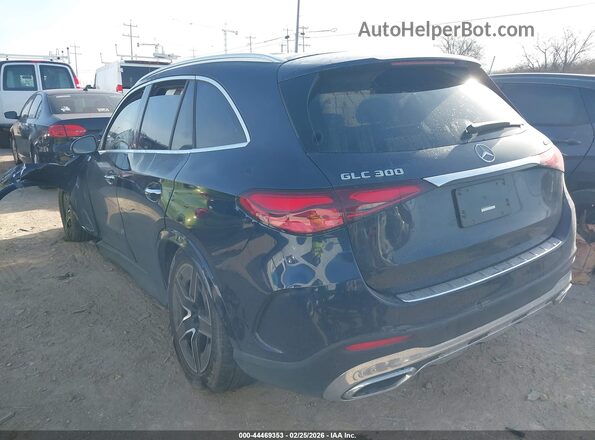 W1NKM4HB0RF204181 2024 MERCEDES-BENZ GLC 300 Blue Задня ліва чверть