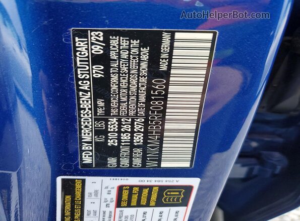 W1NKM4HB5RF081560 2024 MERCEDES-BENZ GLC-CLASS Blue 