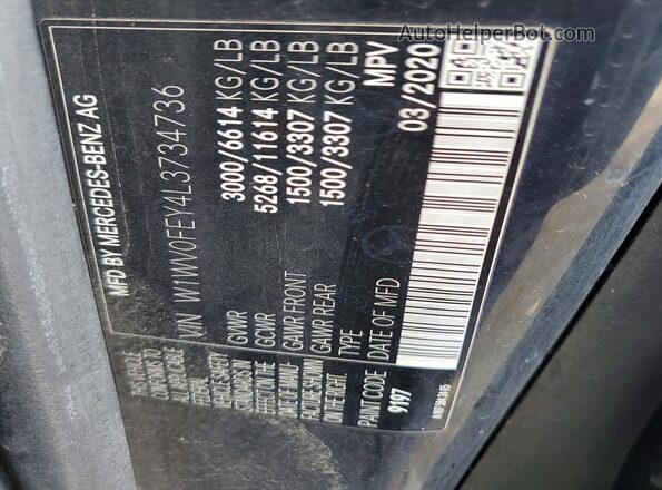 W1WV0FEY4L3734736 2020 MERCEDES-BENZ METRIS Black VIN կոդի պիտակի տեսք