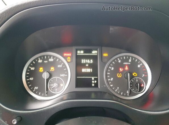 W1YV0BEY9M3866280 2021 MERCEDES-BENZ METRIS White Instrument cluster view