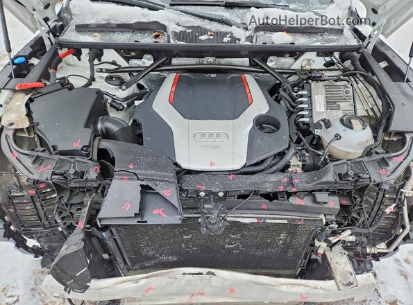 WA114AFYXM2088104 2021 AUDI SQ5 White Engine compartment view