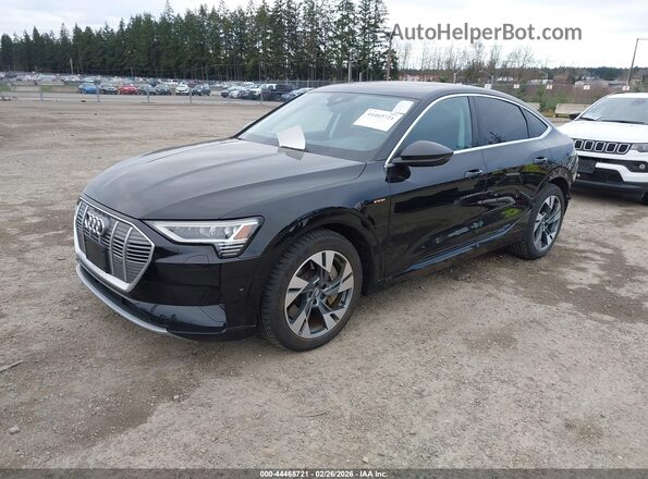 WA12ABGE0LB035501 2020 AUDI E-TRON Black Vista tres cuartos delantera izquierda