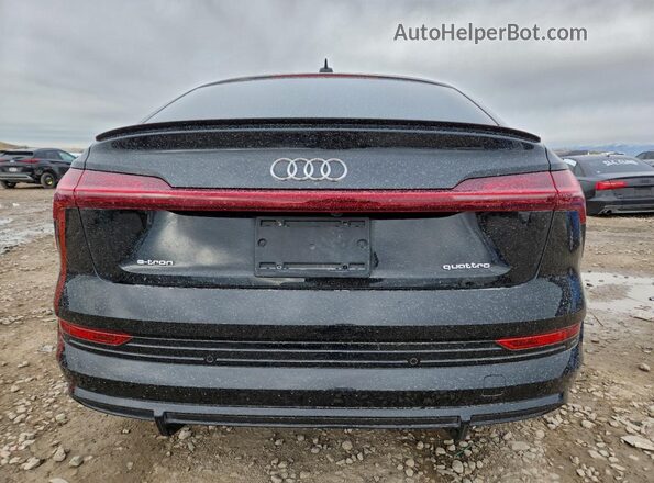 WA13AAGE6MB038399 2021 AUDI E-TRON Black Вид ззаду