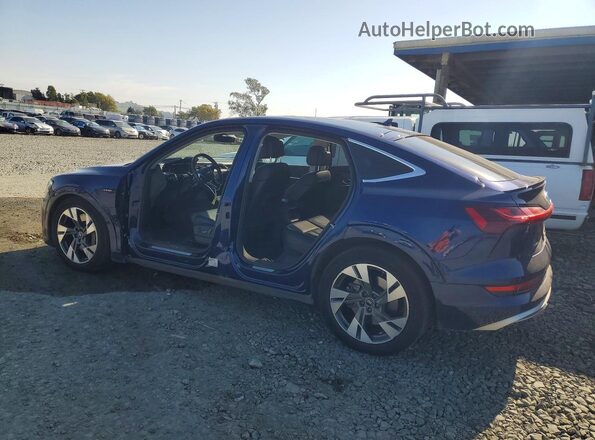 WA13AAGE6NB025685 2022 AUDI E-TRON Blue უკანა მარცხენა