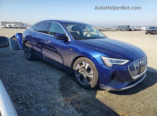 WA13AAGE6NB025685 2022 AUDI E-TRON Blue წინა მარჯვენა
