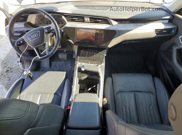 WA13AAGE6NB025685 2022 AUDI E-TRON Blue წინა პანელის ხედი