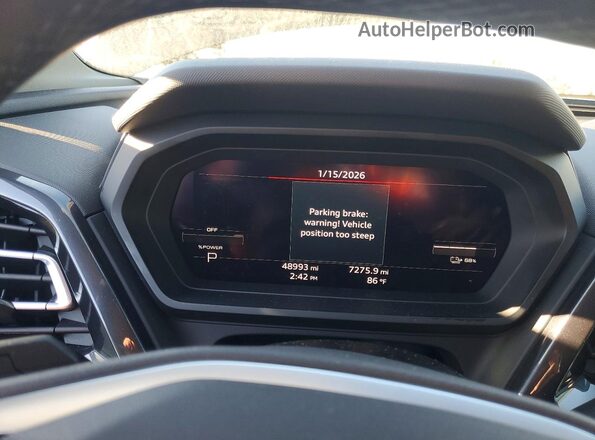 WA142BFZ3PP026066 2023 AUDI Q4 Black Widok zestawu wskaźników