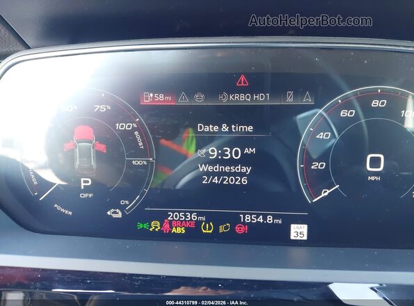 WA15AAGE0RB060401 2024 AUDI Q8 E-TRON Черный Вид задних сидений