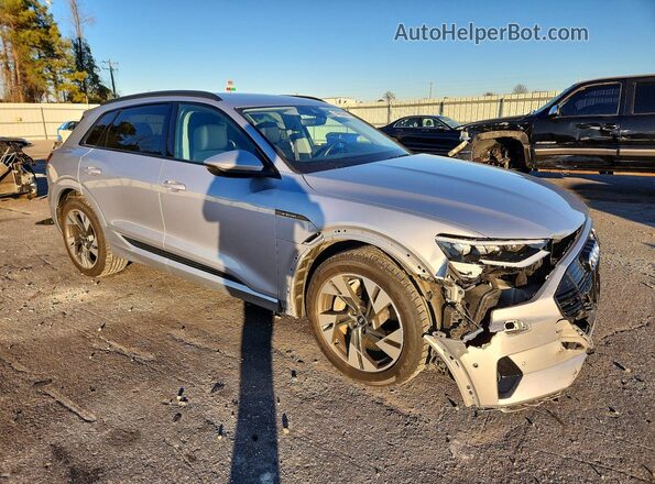 WA1AAAGE5NB007458 2022 AUDI E-TRON Серебряный Передняя правая четверть